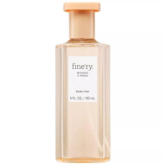 Fine'ry Floral Skin Musk Without a Trace Hair + Body Mist, Long-Lasting Fragrance Spray for Women - Citrus, Woody Scent - Orange Neroli Blossom, Cedarwood, Body Spray for Girls (5 Fl Oz)