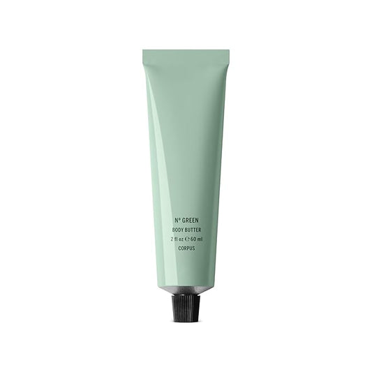 Corpus - Nº Green Body Butter | Ultra-Rich Body Cream, Whipped Texture Melts into Skin | Luxurious Non-Greasy Hydrating Plant-Based Formula with Tremella Mushroom & Vegan Squalane (60 mL / 2 fl oz)