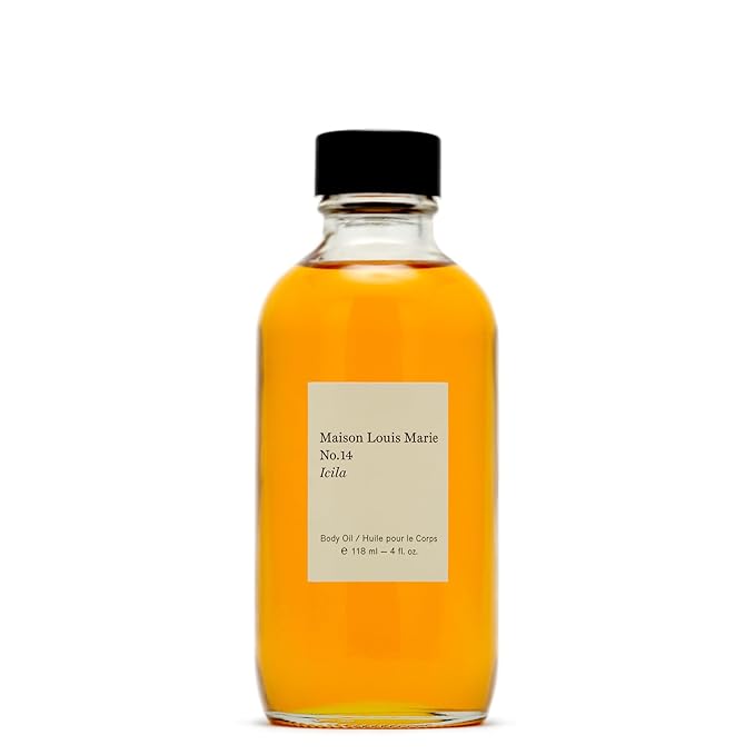 Maison Louis Marie - No.14 Icila Natural Body Oil | Luxury Clean Beauty + Non-Toxic Fragrance (4 fl oz | 118 ml)