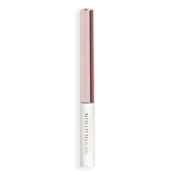 Makeup Revolution, Super Flick Liquid Eyeliner, Highly Pigmented, White, 0.08 fl. Oz
