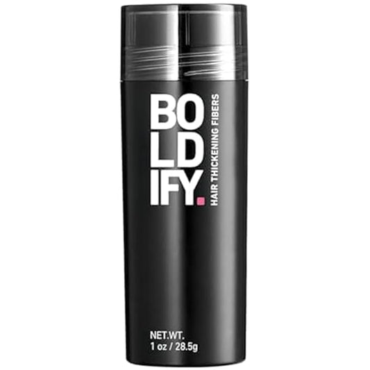 BOLDIFY Hair Fibers (28.5g) - Fill In Thinning and Fine Hair for an Instantly Fuller, Thicker Look - 14 Shades for Women & Men - Light Brown