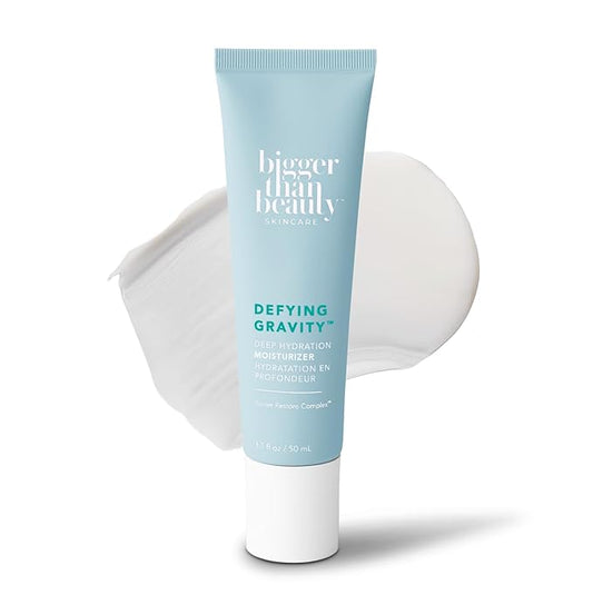 Defying Gravity Deep Hydration Moisturizer, Gel Cream Moisturizer with Sea Buckthorn & Essential Oils for Women, Daily Skin Care Routine for All Skin Types, Vegan Formula