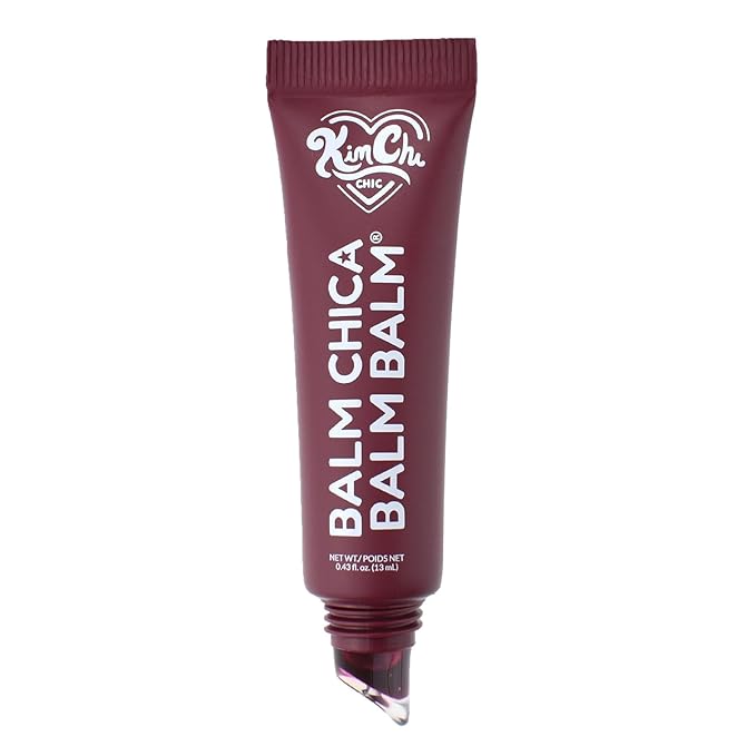 KimChiChic Beauty Balm Chica Balm Balm, Glossy Tinted Flavored Lip Balm, Hydrating Vegan Lip Gloss, Cruelty-Free, Paraben-Free Treatment for Soft, Smooth Lips, 0.8 fl. oz, 06-Grape Sods