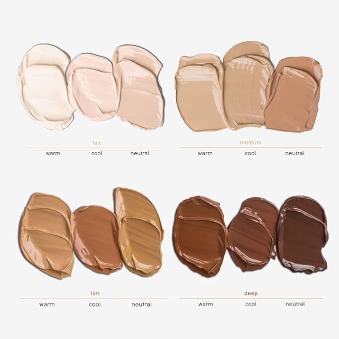 Tinge Body Makeup, Water & Transfer Resistant, Medium Coverage Cream, Lasts Up to 48 Hours, For All Skin Types, Fragrance Free, Vegan, American Made, 3.38 Fl Oz. - Medium Warm