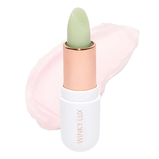 Winky Lux Matcha Lip Balm, Ultra-Moisturizing Clear Lip Treatment with Green Tea Extract, Caffeine, Avocado & Coconut Oils and Vitamin E, Clean Beauty, Cruelty-Free, Vegan, Vanilla–Green Tea Scent