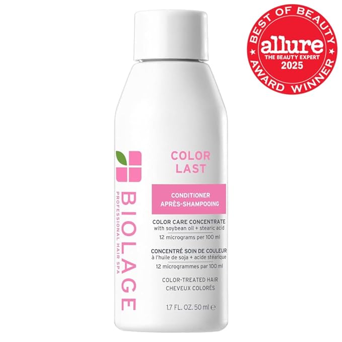 Biolage Color Last Conditioner | Color Safe Conditioner | Helps Maintain Depth & Shine | For Color-Treated Hair | Paraben & Silicone-Free | Vegan| Cruelty Free | 1.7 Fl. Oz