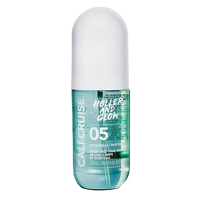 Cali Cruise Patchouli Body & Hair Mist, 240ml/8.11 Fl Oz, Long Lasting Scent, Vegan & Cruelty Free, Hair & Body Mist, Our Body Mists Are Skin Safe