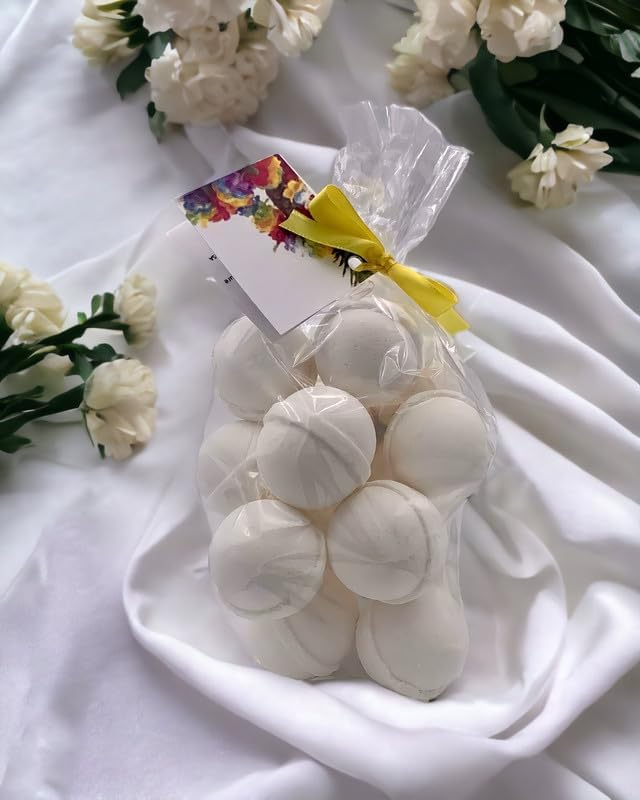 Bath Bombs 14 Set 1 oz/ea, USA Handmade Bath Fizzies | Essential Oils Aromatheraphy | Moisturizing Shea & Coco Butter | Natural and Organic, Vegan & Cruelty-Free | Skin Friendly - Hawaiian Sandalwood