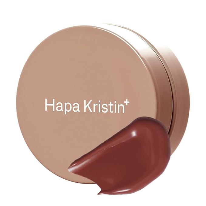 HAPA KRISTIN Gleam Glow Lip and Cheek Tint, Hydrating Korean Cream Blush with Long-Lasting Wear, Buildable with Radiant Finish, Mocha Rose 503, 0.15 oz
