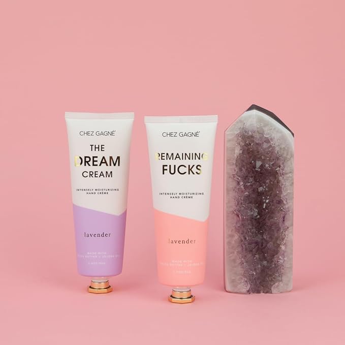 Vegan Hand Cream for Dry Hands - The Dream Cream - Lavender 3.4oz Non-Greasy Moisturizing Hand Lotion - Made in California - Paraben, Sulfate & Phthalate Free - Relaxing Self Care Gift