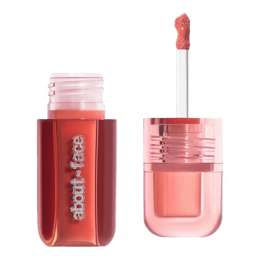 about-face Blush Rush Liquid Blush – Hydrating, Buildable Formula with Jojoba Oil, Hyaluronic Acid, and Squalane – Long-Lasting Dewy Finish – Vegan & Cruelty-Free (In the Dust – Rosy Mauve)