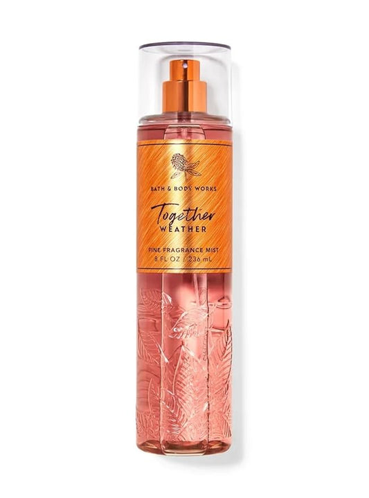 Bath & Body Works Together Weather Fine Fragrance Body Spray Mist 8 oz (Together Weather)