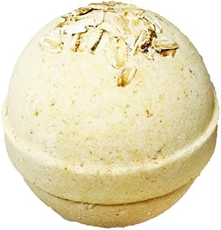 Oatmeal Bath Bomb for Women, Girls & Kids - Bubble Bath Bomb with Milk & Honey Scented Vanilla Bath Bombs for Holidays - Incredible Scent, USA Made by Two Sisters
