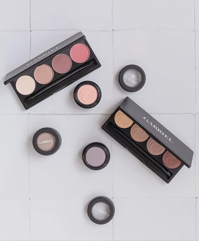 Gabriel Cosmetics Eyeshadow (Bone - Ivory/Neutral Matte), 0.07 oz, Natural, Paraben Free, Vegan,Gluten free,Cruelty free,No GMO,Velvety and Smooth matte finish, with Sea Fennel,for all skin types
