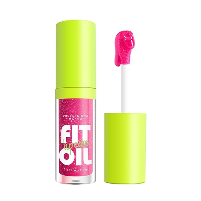 8 Colors Lip Plumping Gloss With Big Brush Head, Moisturizing Formula, Visibly Defines & Plumps Lips Repairing Lightening Lines Fresh Clear Smooth Care (# 03)