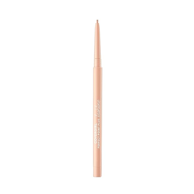 CoverGirl Perfect Point Plus Lashline, Bright-Eyed Beige, Micro Eye Pencil, Ultra-Precise 1.5 Millimeter Tip, Creamy Gel Formula, Clean & Vegan, Talc-Free, Waterproof, 0.002oz