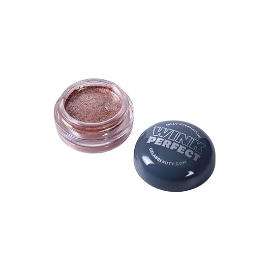 Wink Perfect Jelly Cream Eyeshadow – High-Shine Shimmer, Buildable & Long-Lasting, Lightweight Cream-to-Powder Eye Shadow, Vegan & Cruelty-Free (02 Sunset Sizzle, 0.18 oz / 5.1 g(PACK OF 1))