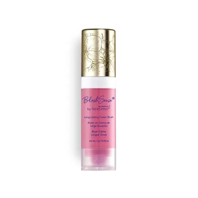 SeneGence BlushSense Cream Blush, Pink Berry, 0.25 Oz, Blendable Hydrating Formula with SenePlex+ for Anti-Aging Benefits, Enriched with Vitamins B & E