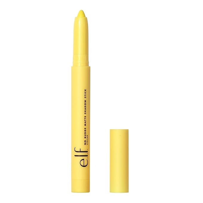 e.l.f. No Budge Matte Shadow Stick, One-Swipe Cream Eyeshadow Stick, Long-Wear & Crease Resistant, Matte Finish, Vegan & Cruelty-Free, Stellar