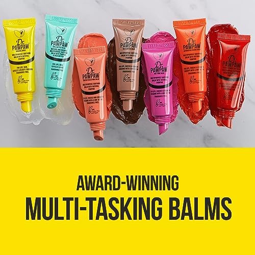 Dr.PAWPAW Hot Pink, Multi-Purpose Natural No Fragrance Balm for Hydrating Lips, Skin, Hair, Cuticles, Nails & Beauty Finishing (25 ml)
