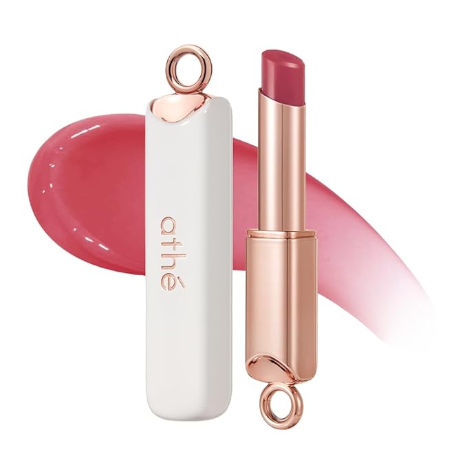athé Authentic Lip Balm – Tinted, Moisturizing & Plumping, Long-Lasting Color, Non-Sticky, Vegan & Cruelty-Free