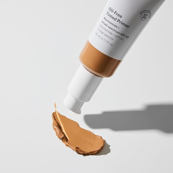Glo Skin Beauty Oil-Free Tinted Primer SPF 30, (Light Medium), 1.7 oz - Mineral Makeup for Face, 4-in-1 Foundation Primer, Sheer Coverage, Skincare & Sunscreen With Broad Spectrum UVA/UVB Protection
