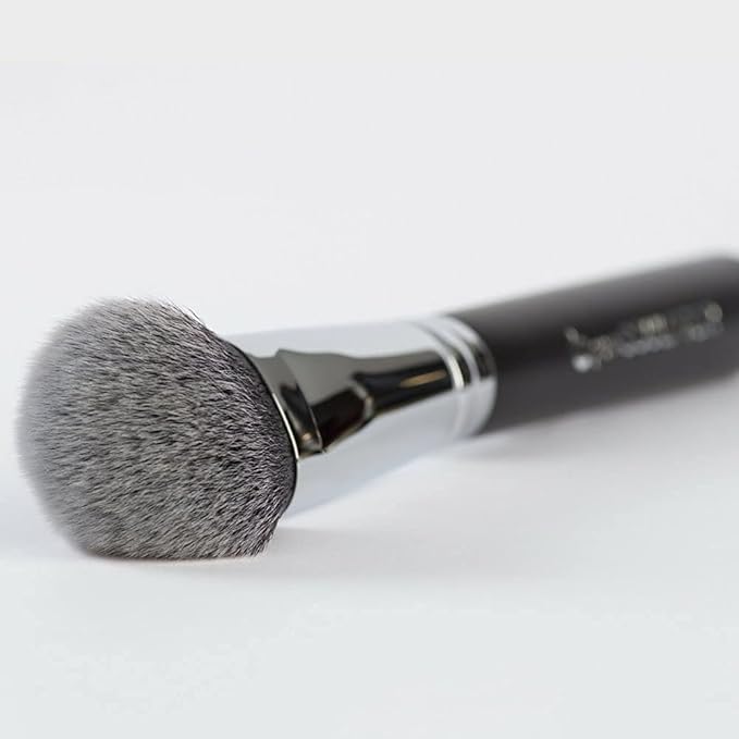 Contour Brush Bronzer Brush - Beauty Junkees Pro Sculptor Angled Makeup Brush, Cheek Hugging Soft Dome for Cheekbone Contouring, Sculpting, Blush, Cream, Powder, Liquid; Synthetic Vegan