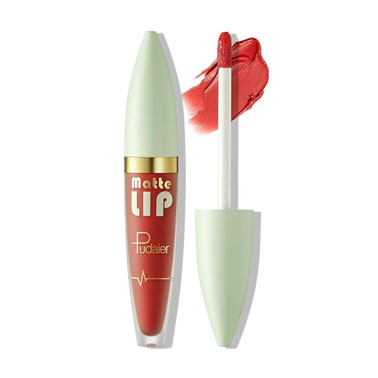 ZUK Matte Liquid Lipstick for Women, Long Lasting Lipstick, Highly Pigmented Lip Stain, Smudge-proof, Waterproof, Cruelty-free and Vegan