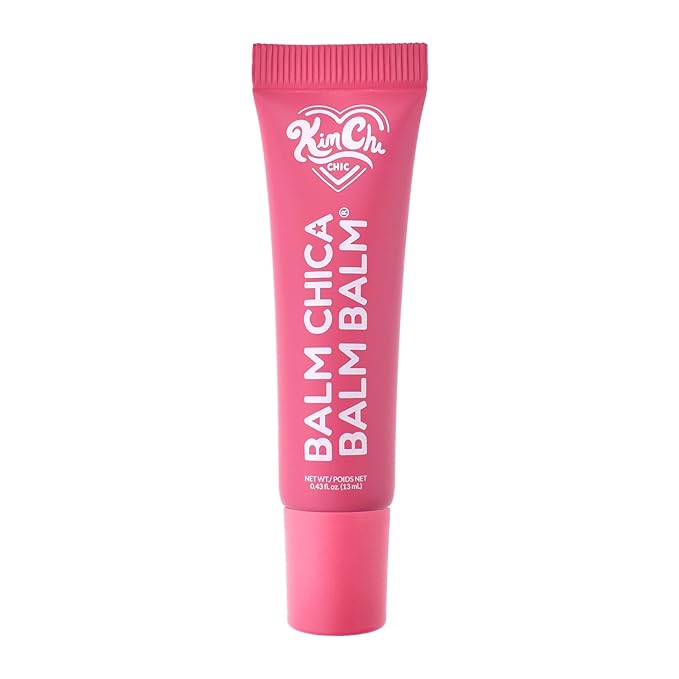 KimChiChic Beauty Balm Chica Balm Balm, Glossy Tinted Flavored Lip Balm, Hydrating Vegan Lip Gloss, Cruelty-Free, Paraben-Free Treatment for Soft, Smooth Lips, 0.8 fl. oz, 04-Pink Watermelon