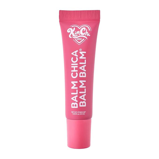 KimChiChic Beauty Balm Chica Balm Balm, Glossy Tinted Flavored Lip Balm, Hydrating Vegan Lip Gloss, Cruelty-Free, Paraben-Free Treatment for Soft, Smooth Lips, 0.8 fl. oz, 04-Pink Watermelon