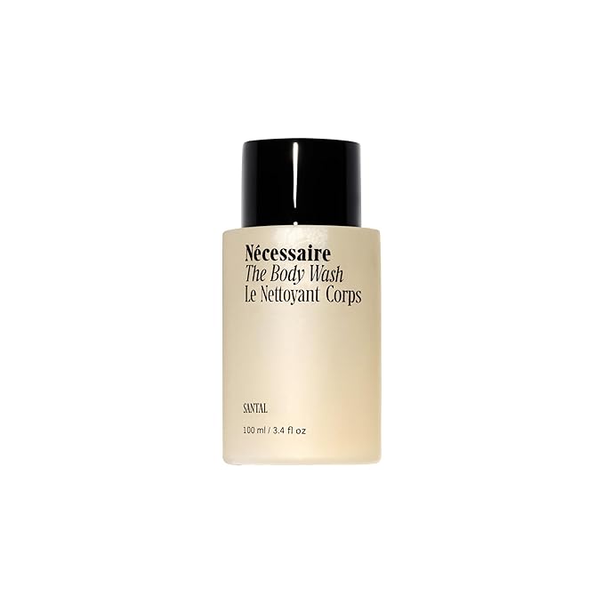 Nécessaire The Body Wash Santal. Natural Body Wash for Women & Men, Therapeutic Shower Gel with Epsom Salt + Minerals. Gel Cleanse. 3.4fl oz