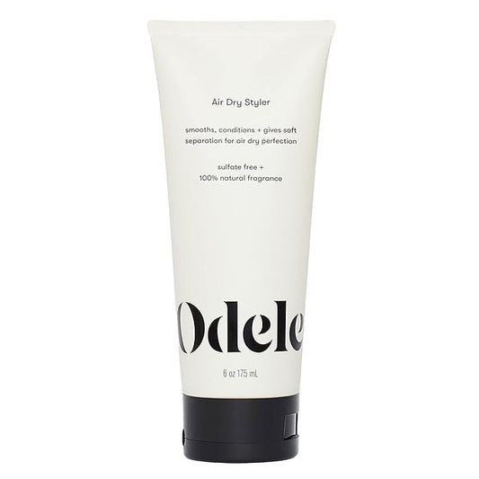 Odele Air Dry Styler, No-Heat Styling Gel to Smooth Frizz, Define and Condition Strands, for Straight, Wavy, and Curly Hair Types, 6 oz