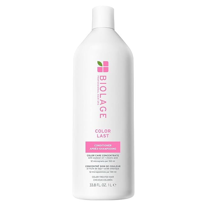 Biolage Color Last Conditioner | Color Safe Conditioner | Helps Maintain Depth & Shine | For Color-Treated Hair | Paraben & Silicone-Free | Vegan| Cruelty Free | 33.8 Fl. Oz