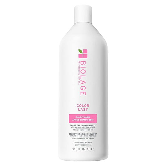 Biolage Color Last Conditioner | Color Safe Conditioner | Helps Maintain Depth & Shine | For Color-Treated Hair | Paraben & Silicone-Free | Vegan| Cruelty Free | 33.8 Fl. Oz