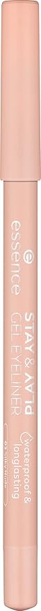 essence | Stay & Play Gel Eyeliner | Super Soft Gel-like Texture | Waterproof & Longlasting | Vegan & Cruelty Free (03 Silky Nude)