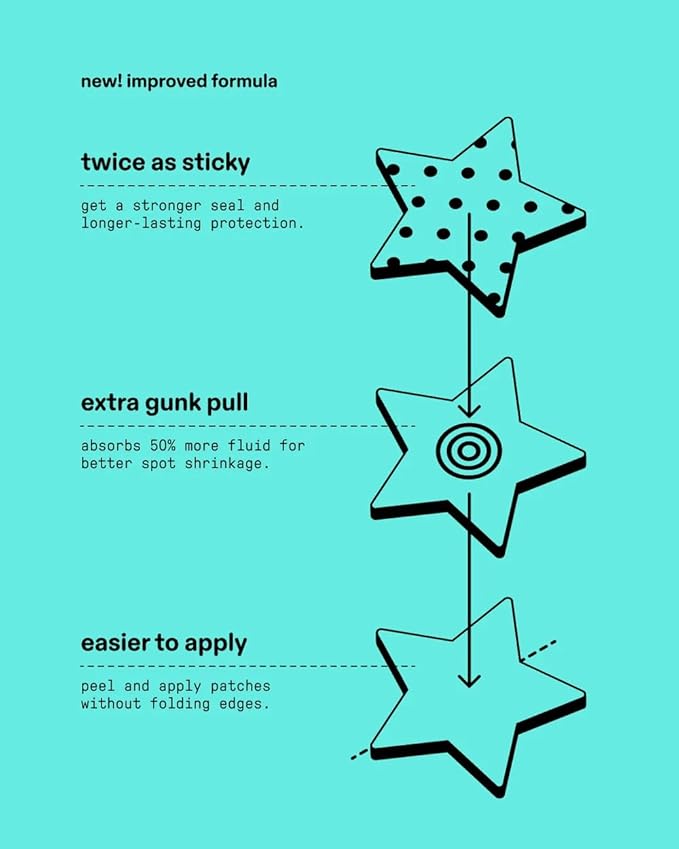 Starface Hydro-Star Party Pack Pimple Patches BIG PACK, Hydrocolloid, Clinically Proven Spot Shrinking in 6 Hours, Absorb Fluid, Reduce Redness, 4 Fun Colors, Vegan, Cruelty-Free Skincare (96 Count)