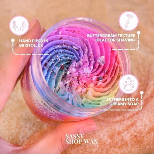 Sassy Scents - Whipped Soap - Cleanse and Nourish the Skin, With an Uplifting Fragrance - Gentle and Suitable for all Skin Types - Vegan Friendly - 115g (Bedtime Baby)