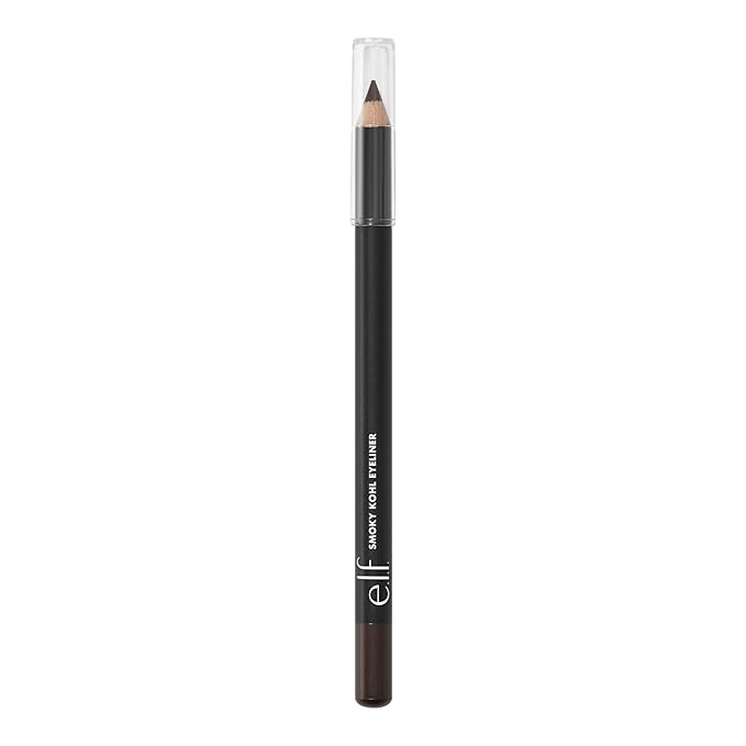 e.l.f. Smoky Kohl Eyeliner, Eye Pencil For Creating Long-Lasting, Bold, High-Pigmented Makeup Looks, Vegan & Cruelty-Free, French Roast