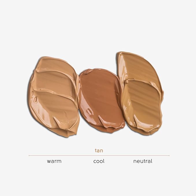 Tinge Body Makeup, Water & Transfer Resistant, Medium Coverage Cream, Lasts Up to 48 Hours, For All Skin Types, Fragrance Free, Vegan, American Made, 3.38 Fl Oz. - Tan Cool