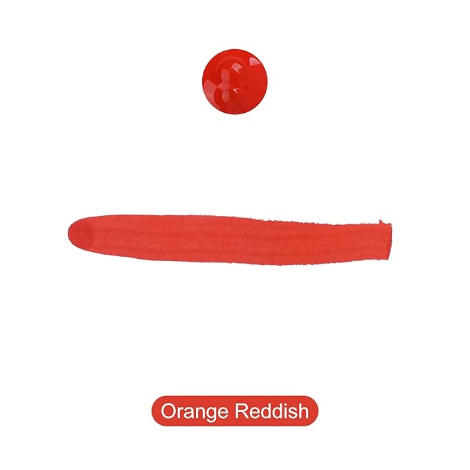 QUELLE Permanent Lip Ink - Water Based Pigment (Orange Reddish) Vegan for Lip Blush & Microblading