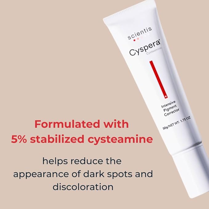 Intensive Pigment Corrector, Original Formula | Reduces Discoloration, Dark Spots | Contains Niacinamide, 5% Cysteamine | Dermatologist-tested, Vegan, Cruelty-Free, 1.75 Ounce