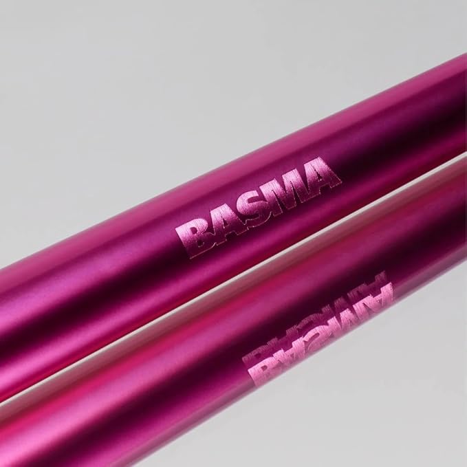 BASMA Beauty Complexion Foundation Makeup Brush, Dense Round Ultra-Soft Vegan Taklon Bristles for Cream, & Liquid, Seamless Blending for Bronzer, Contour, Concealer & Blush, Cruelty-Free