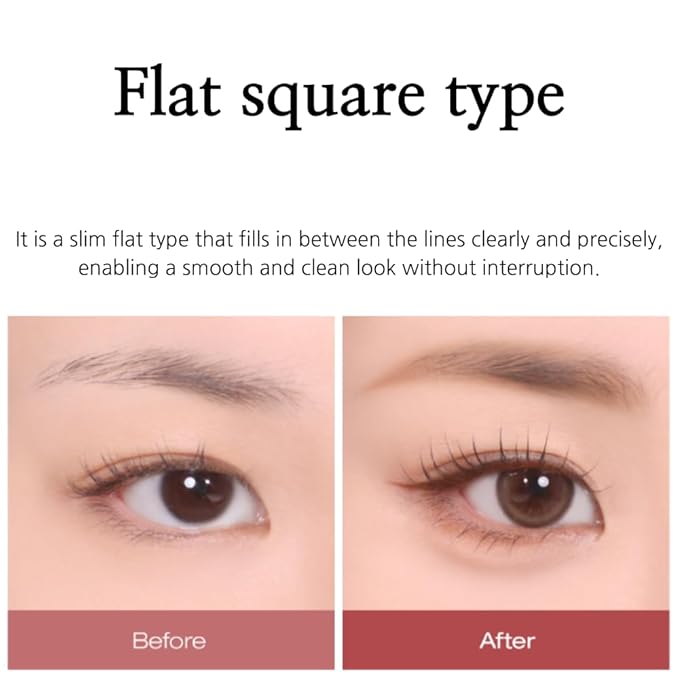 BBIA Last Auto Gel Eyeliner SLIM 5 Colors – Ultra-Fine Waterproof Mechanical Gel Eye Liner Pencil Smudge-Proof Easy Drawing Smooth Gliding Texture Vegan Korean Eye Makeup (S3 MUTE BROWN SLIM R)