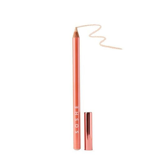 SOSHE Beauty - Waterline Eye Brightener | Smooth, Lightweight, Creamy Formula | Squalane, Rice Bran Wax, Vitamin E | Vegan, Clean, Cruelty-Free (Cashmere, Bright Neutral)