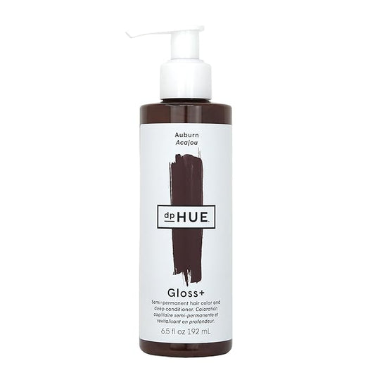 dpHUE Gloss+, Auburn - 6.5 oz (8-12 Applications) - Semi-Permanent Hair Color & Conditioner - Lasts Up to Eight Washes - Paraben, SLS & SLES Sulfate Free - Vegan, Leaping Bunny Certified