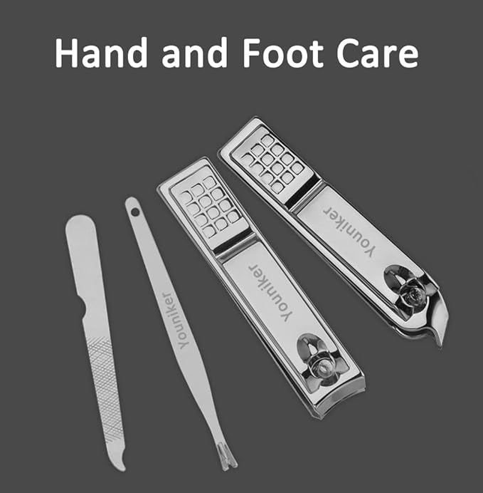 8 Pieces Manicure Set Nail Clippers Pedicure Kit Toenail Beauty Tool Portable Set for Home Travel Gift for Men and Women
