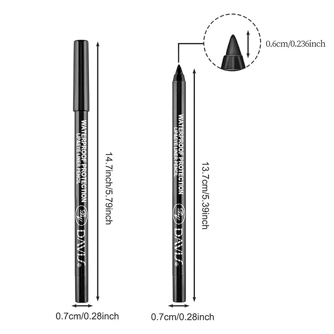 3 Colorful Eyeliner Pen Set, Eye Shadow Pencil, Pearl Eyeliner Kit Metallic Glitter Eye liner Pencil for Women Eye&Lip Liner Professional Eye Makeup Set Colorful Eye Color (3PCS C)