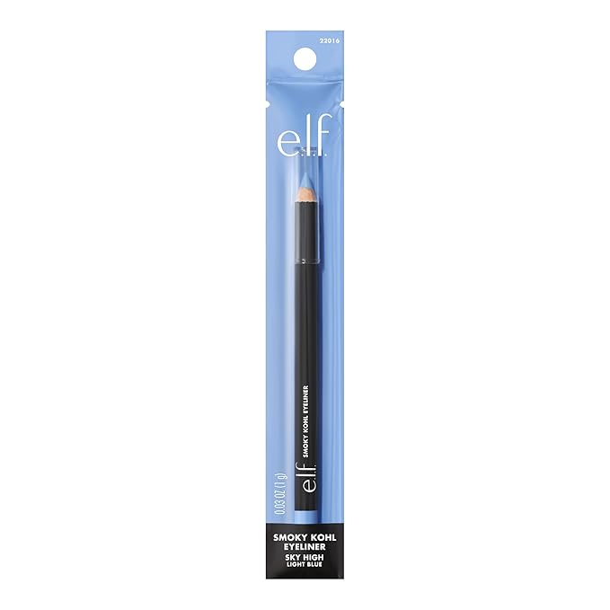 e.l.f. Smoky Kohl Eyeliner, Eye Pencil For Creating Long-Lasting, Bold, High-Pigmented Makeup Looks, Vegan & Cruelty-Free, Sky High