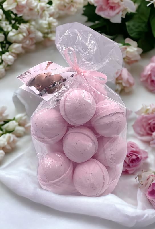 Bath Bombs 14 Set 1 oz/ea, USA Handmade, Quality Bath Fizzies | Essential Oils Aromatheraphy | Moisturizing Shea & Coco Butter | Natural and Organic, Vegan & Cruelty-Free - Cucumber Melon