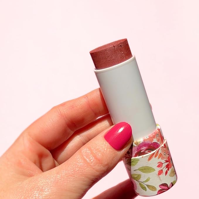Honeybee Gardens Color Within Reach MultiStick, Virtue, Bronze Guava Golden Shimmer, Multipurpose Makeup, Natural Glow, Easy Application, Vegan, Cruelty-Free, Net Wt. 0.2 oz